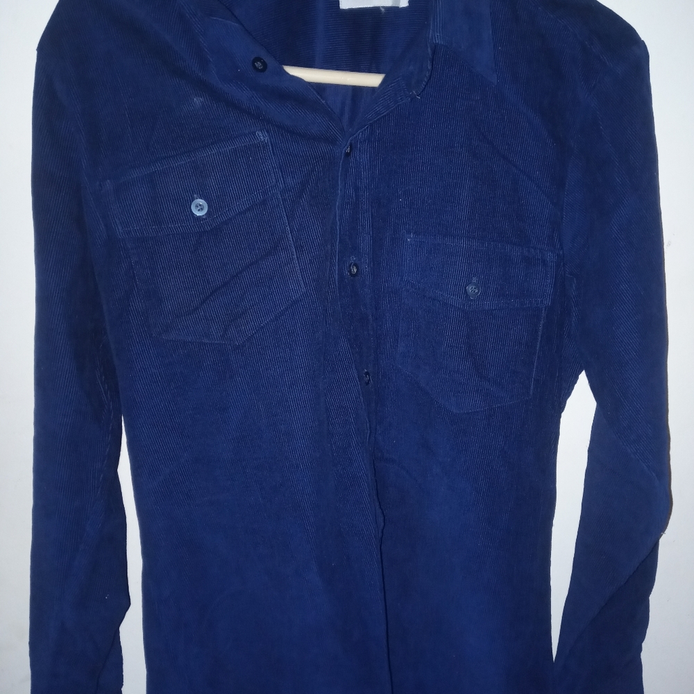 Windbreaker 100 percent cotton corteroy buttondown